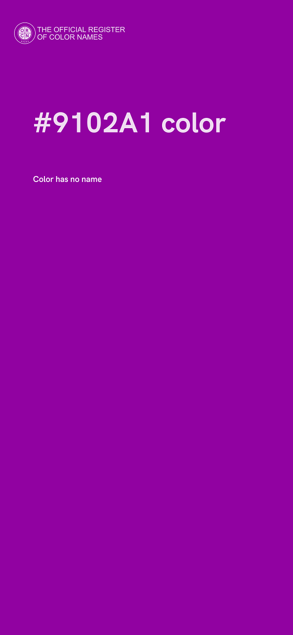 #9102A1 color image