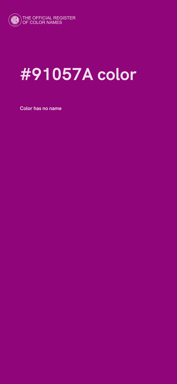 #91057A color image