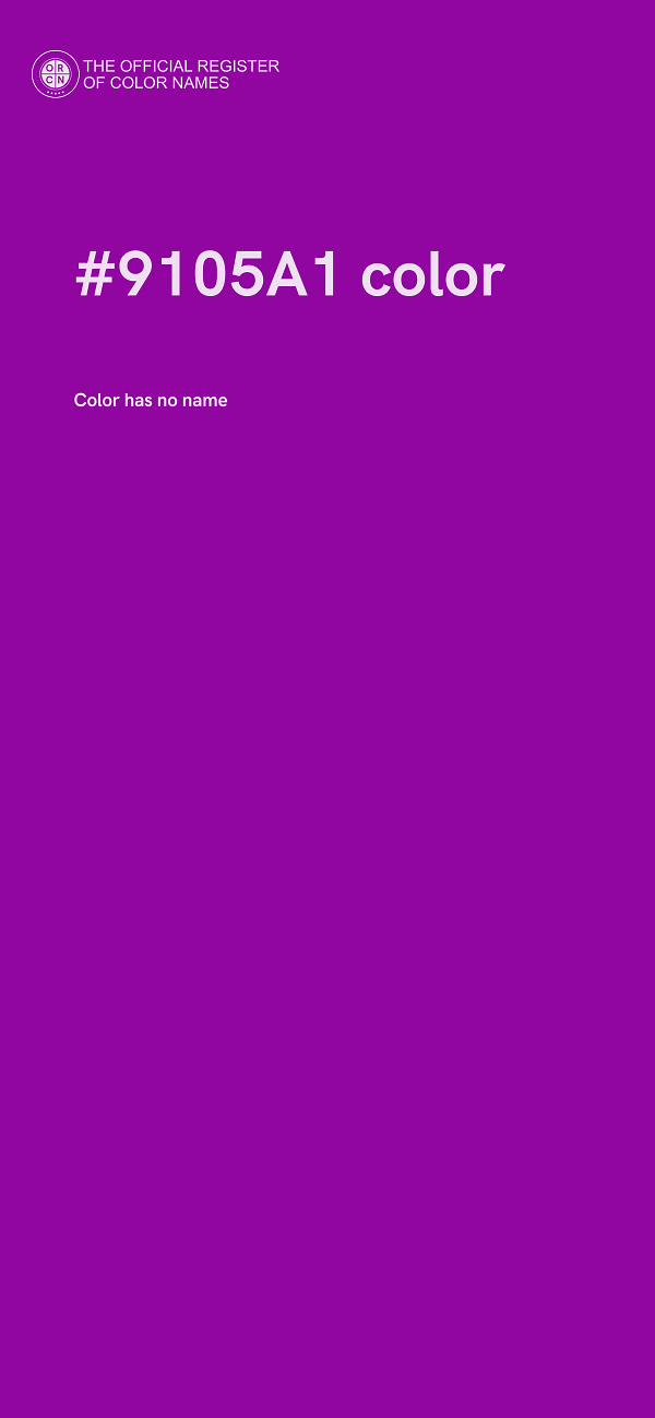 #9105A1 color image