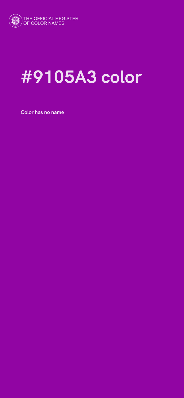 #9105A3 color image