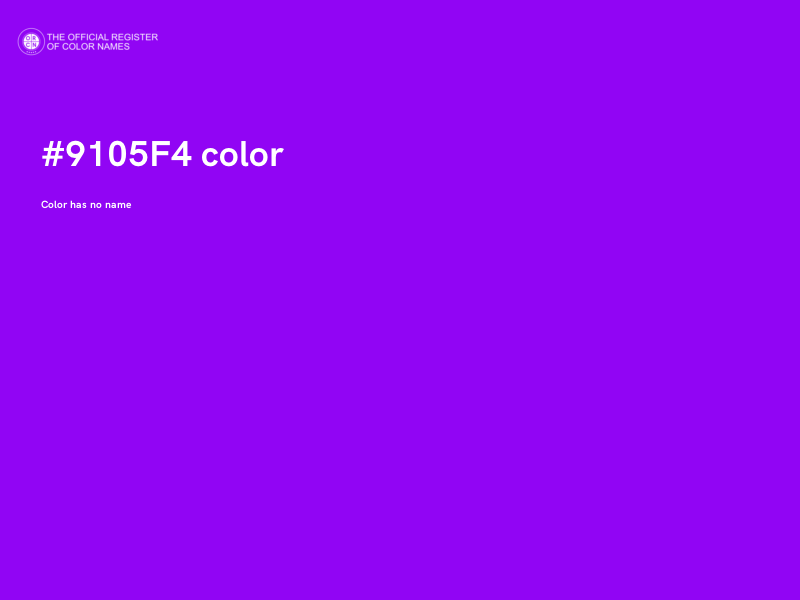 #9105F4 color image