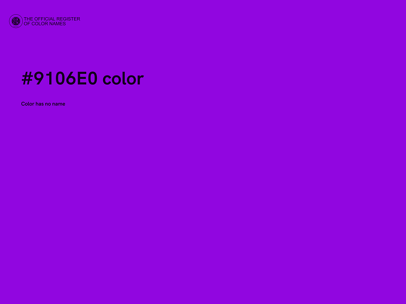#9106E0 color image