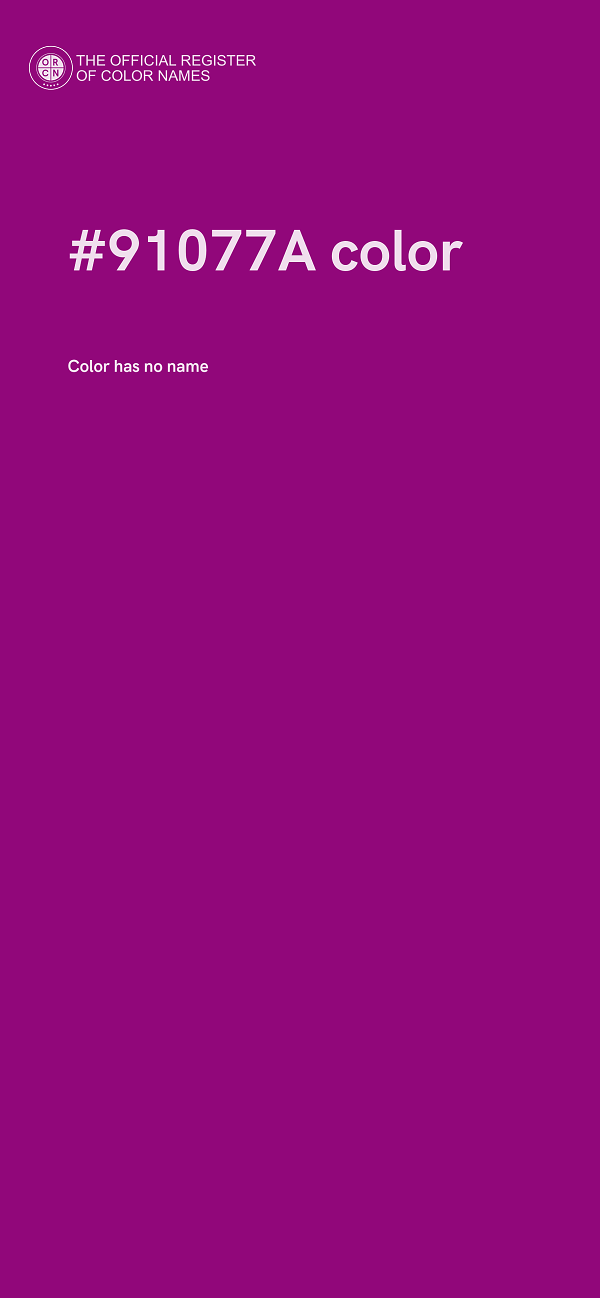 #91077A color image