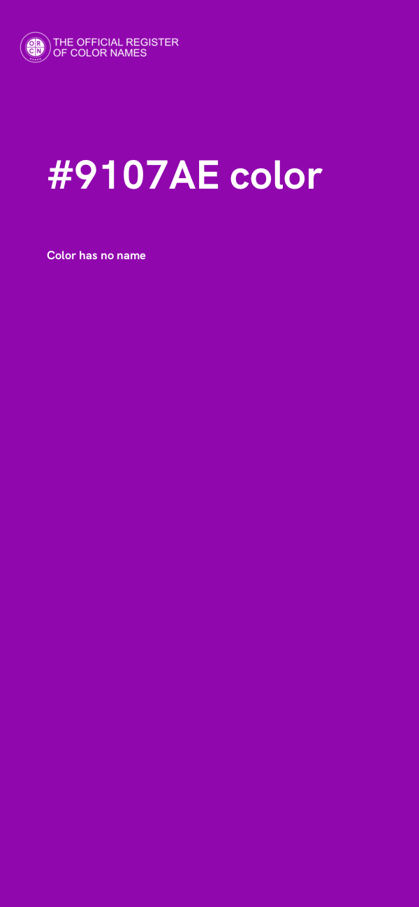 #9107AE color image