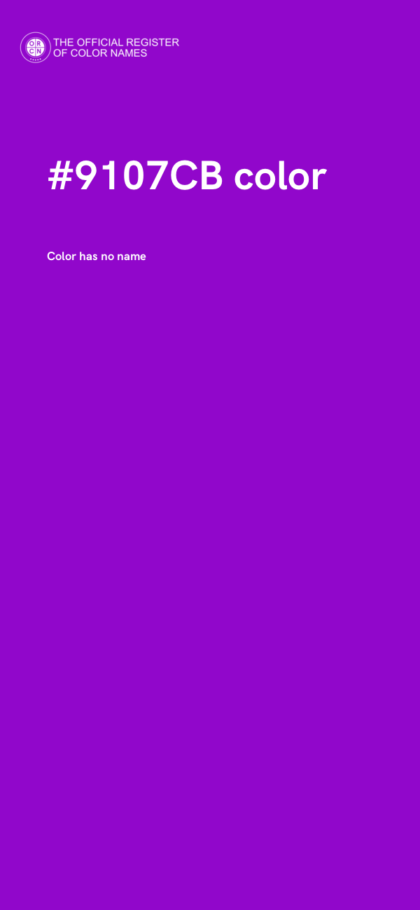 #9107CB color image