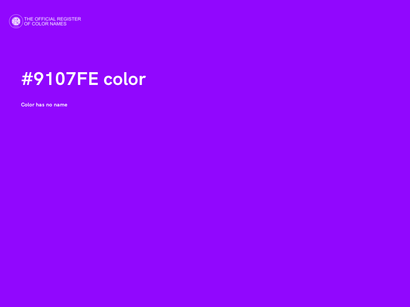 #9107FE color image