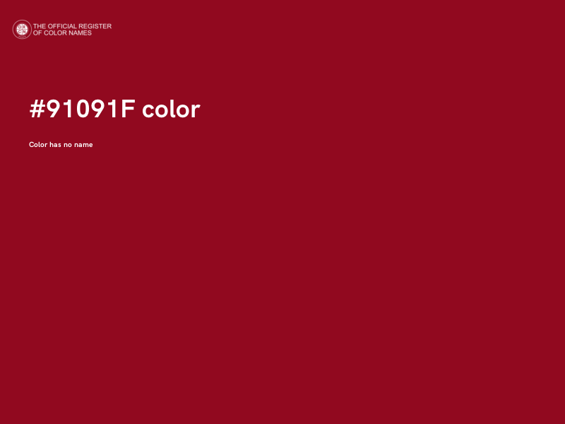 #91091F color image