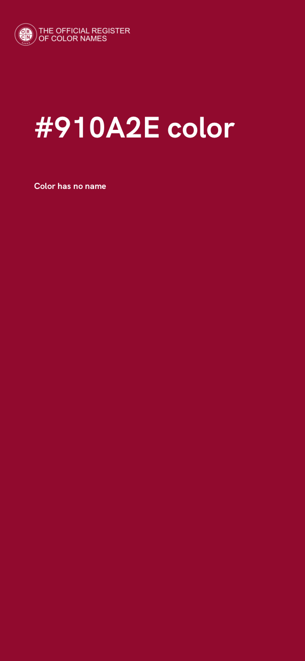 #910A2E color image