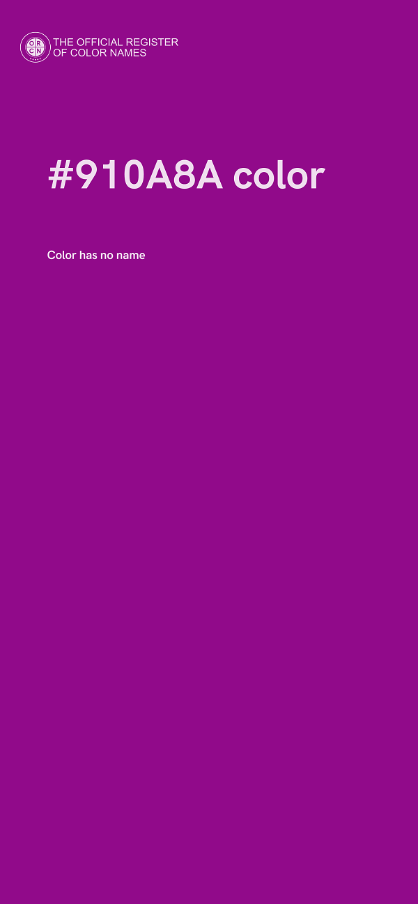 #910A8A color image