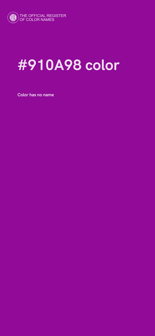 #910A98 color image