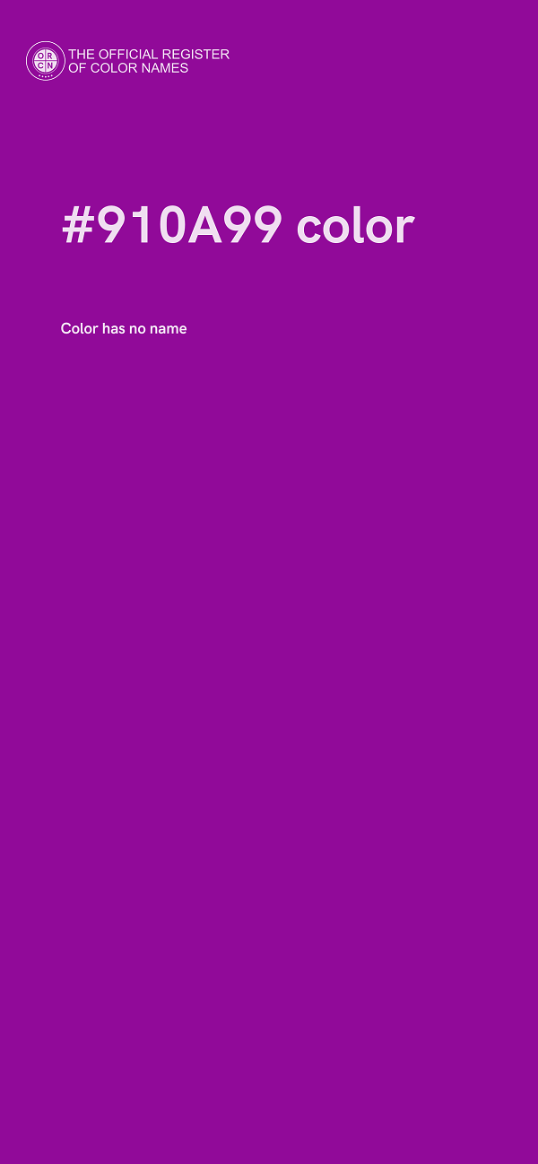 #910A99 color image