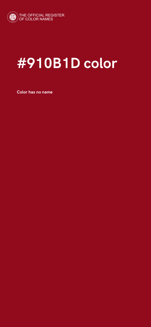 #910B1D color image