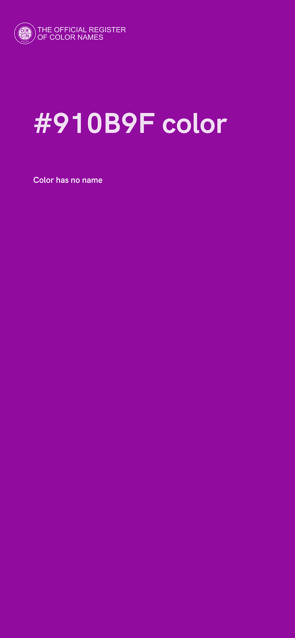 #910B9F color image