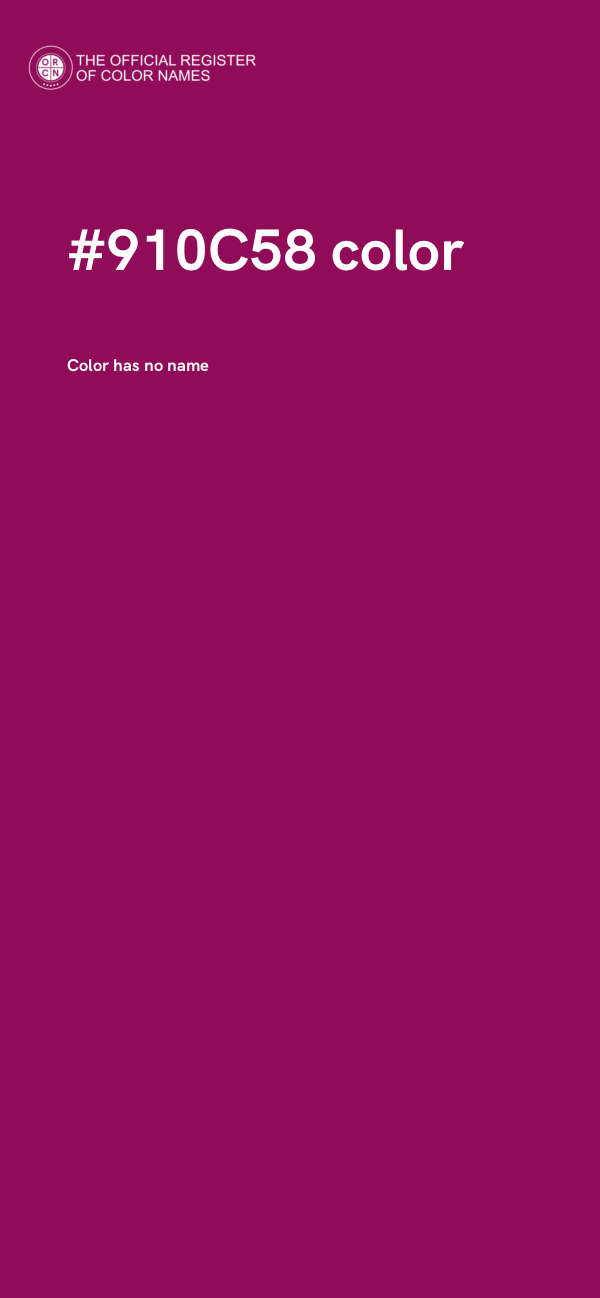 #910C58 color image