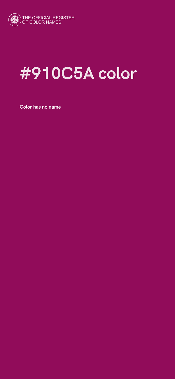 #910C5A color image