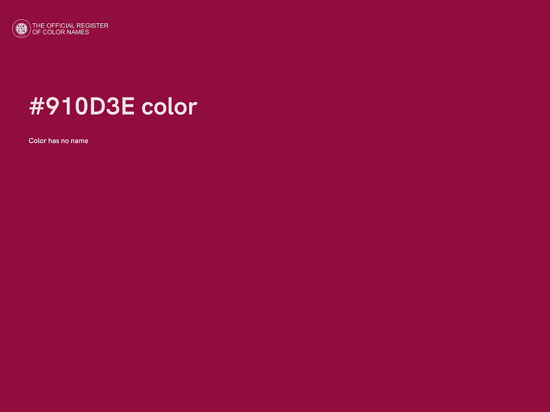 #910D3E color image