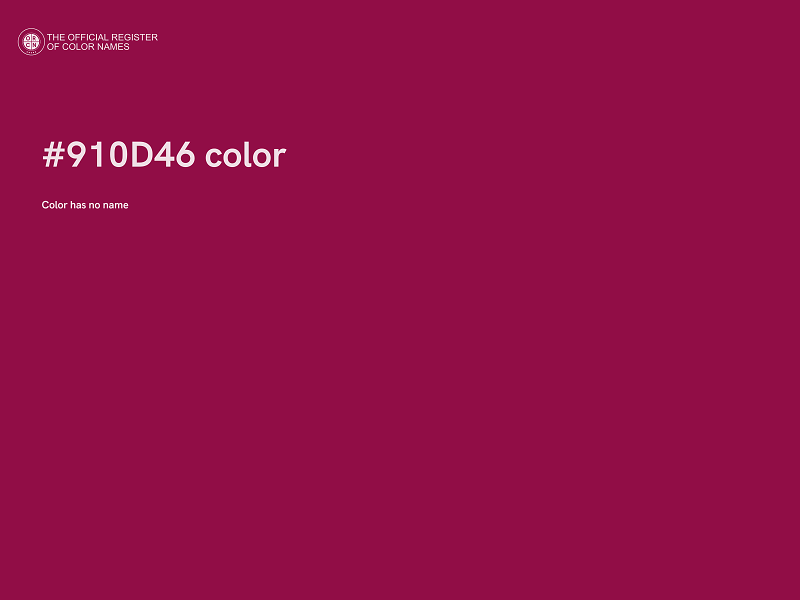 #910D46 color image