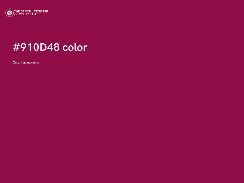 #910D48 color image