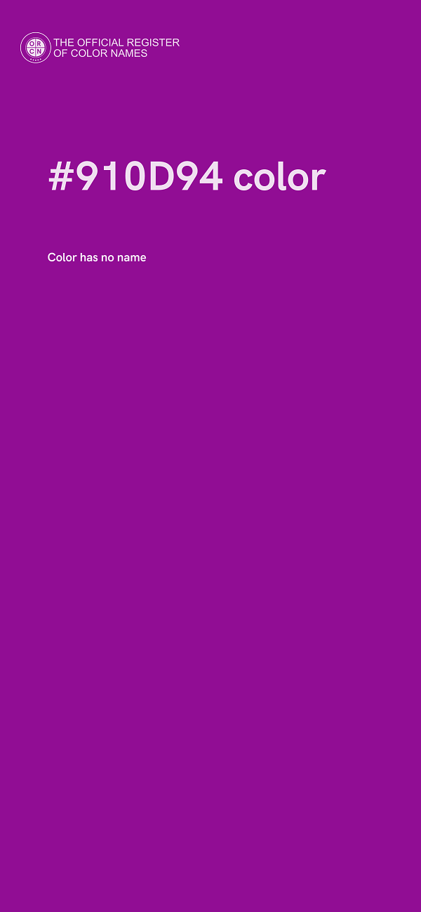 #910D94 color image
