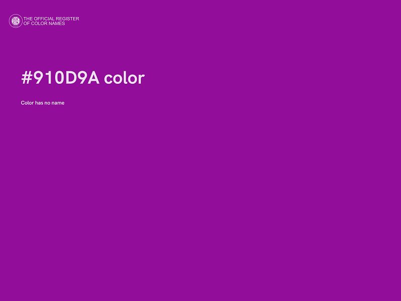 #910D9A color image