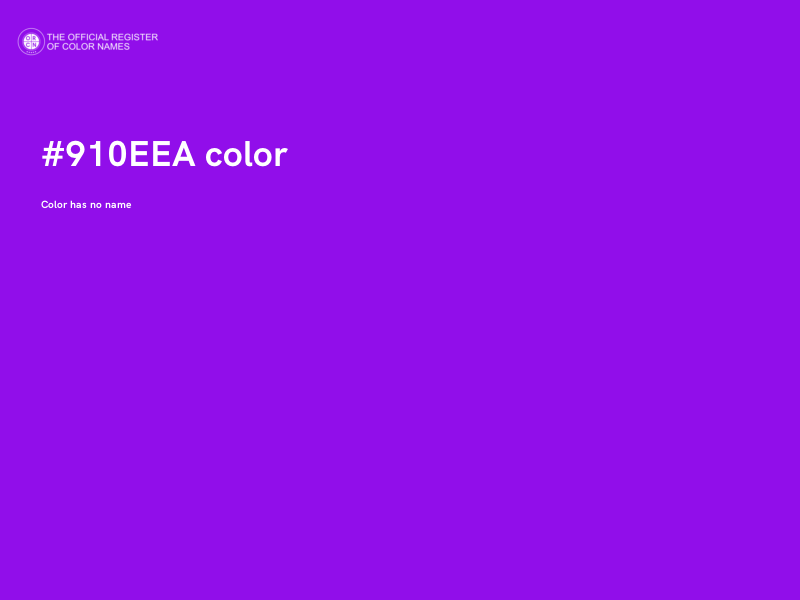#910EEA color image