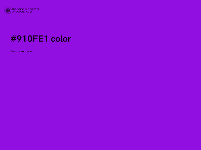 #910FE1 color image