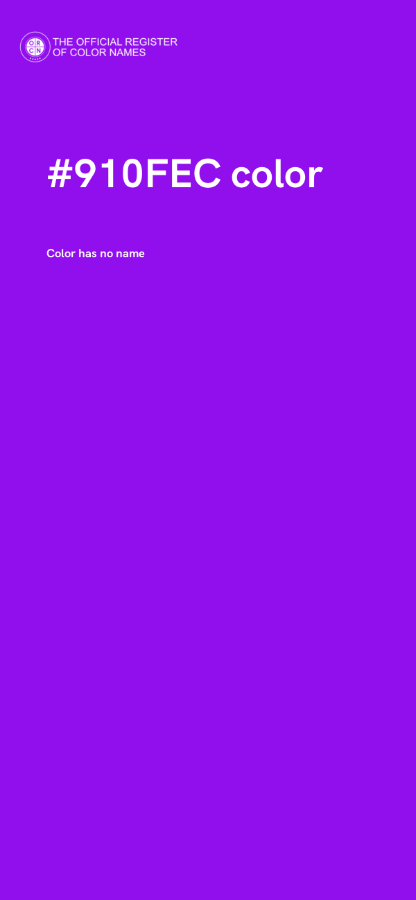 #910FEC color image