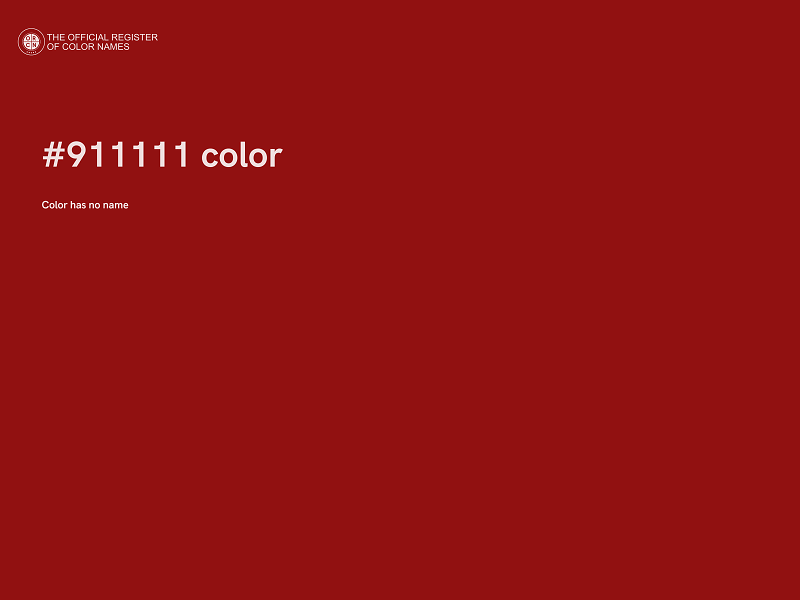 #911111 color image