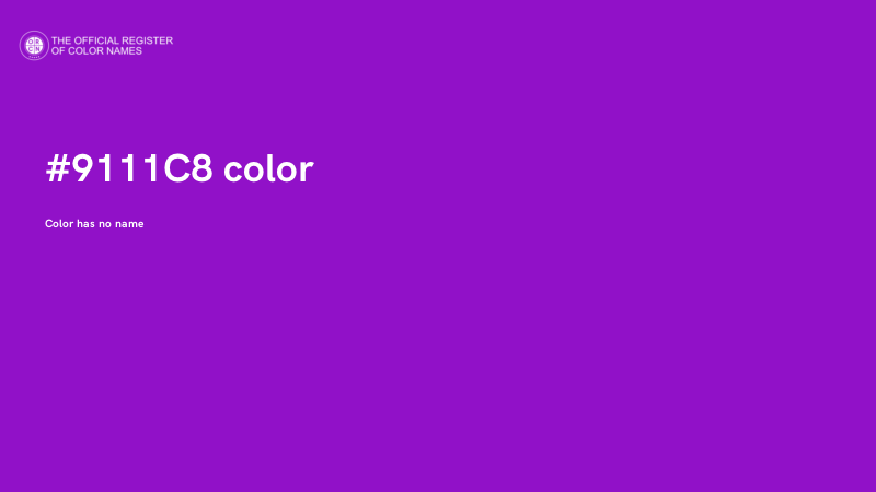 #9111C8 color image