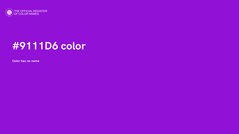 #9111D6 color image