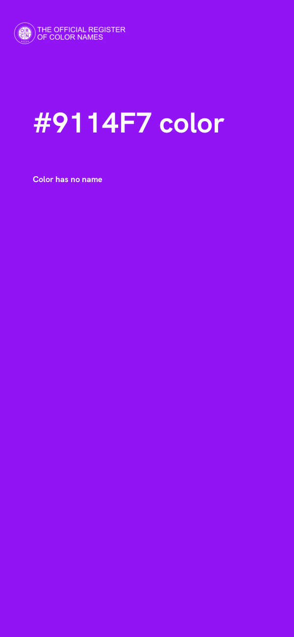 #9114F7 color image