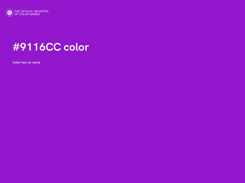 #9116CC color image