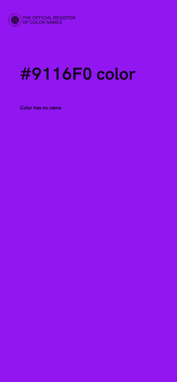 #9116F0 color image