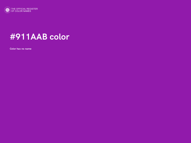 #911AAB color image