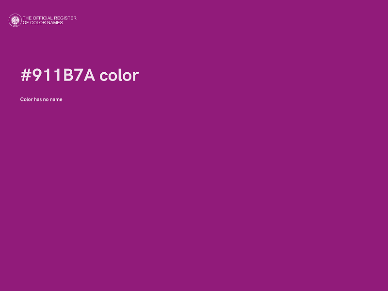 #911B7A color image