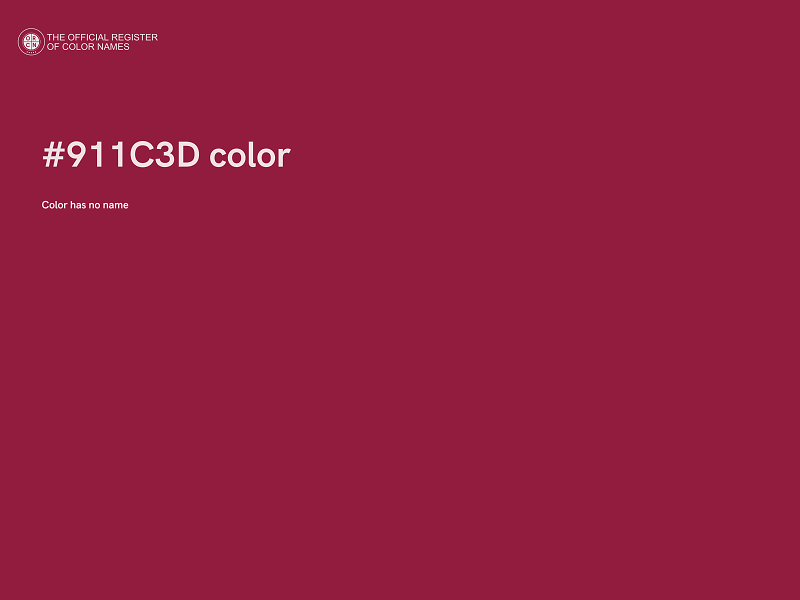 #911C3D color image