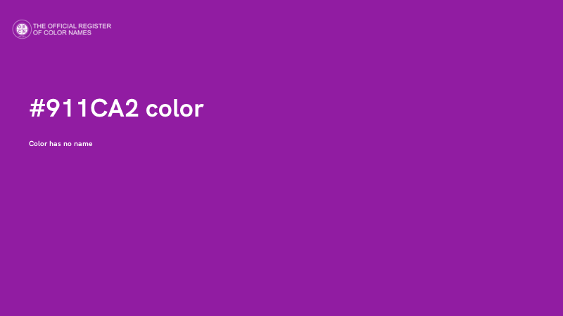 #911CA2 color image