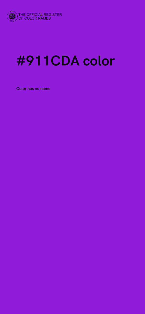 #911CDA color image