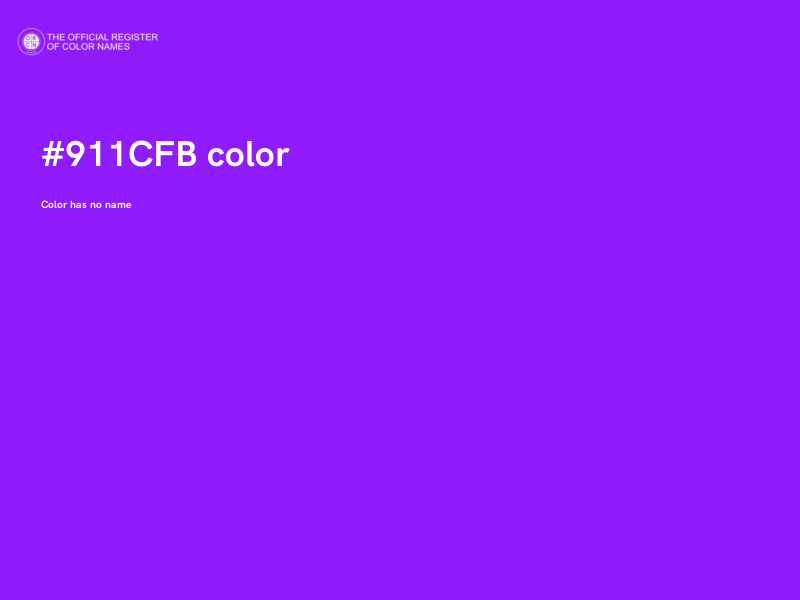 #911CFB color image