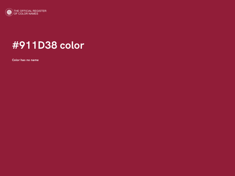 #911D38 color image