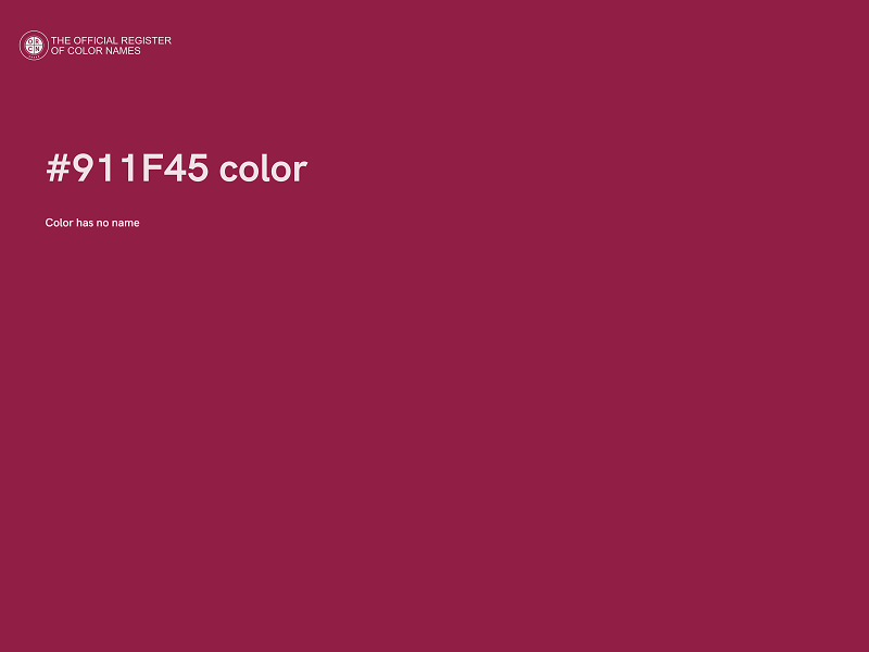 #911F45 color image
