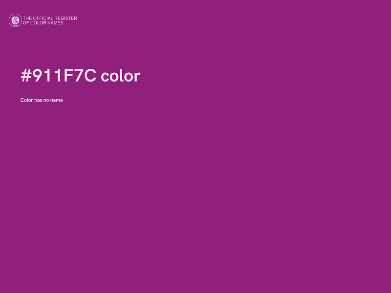 #911F7C color image