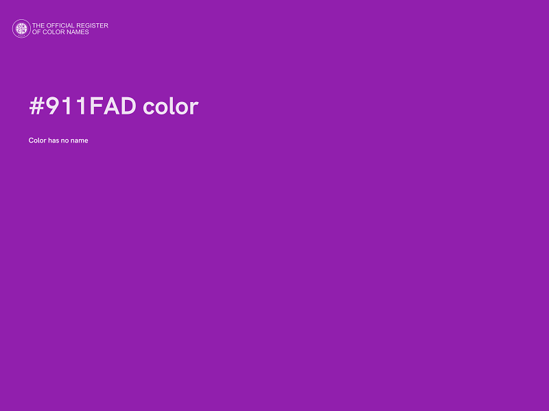#911FAD color image