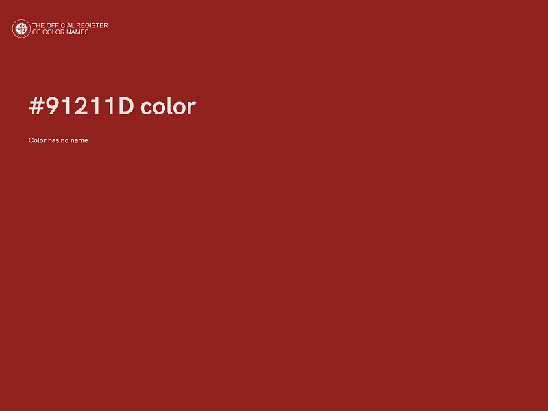 #91211D color image