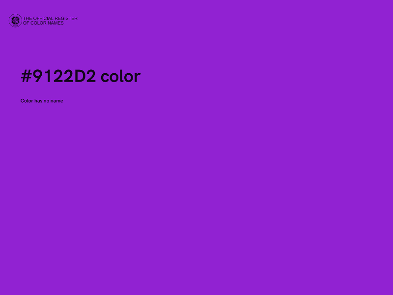 #9122D2 color image