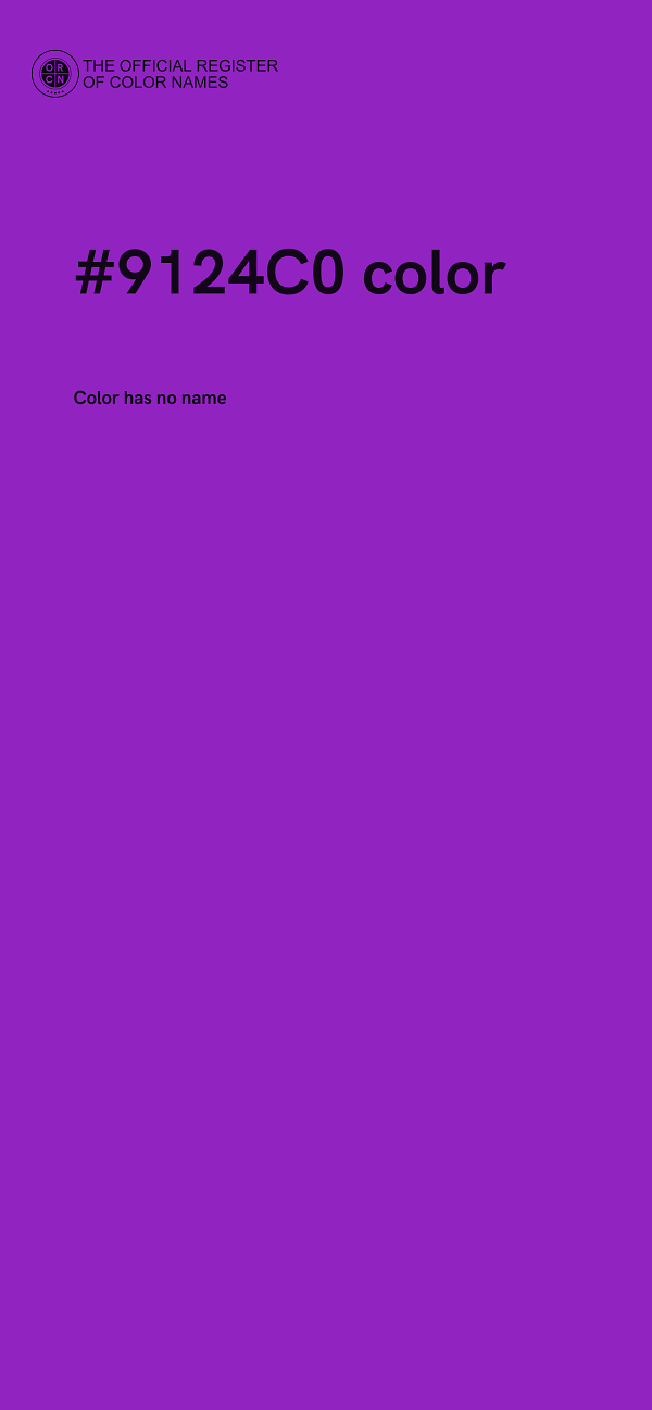#9124C0 color image