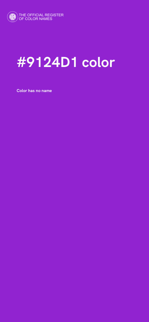 #9124D1 color image