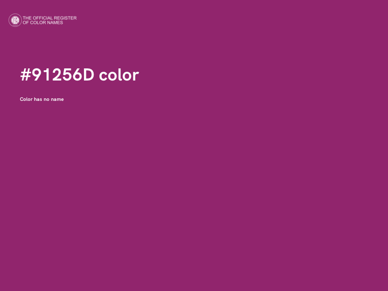 #91256D color image