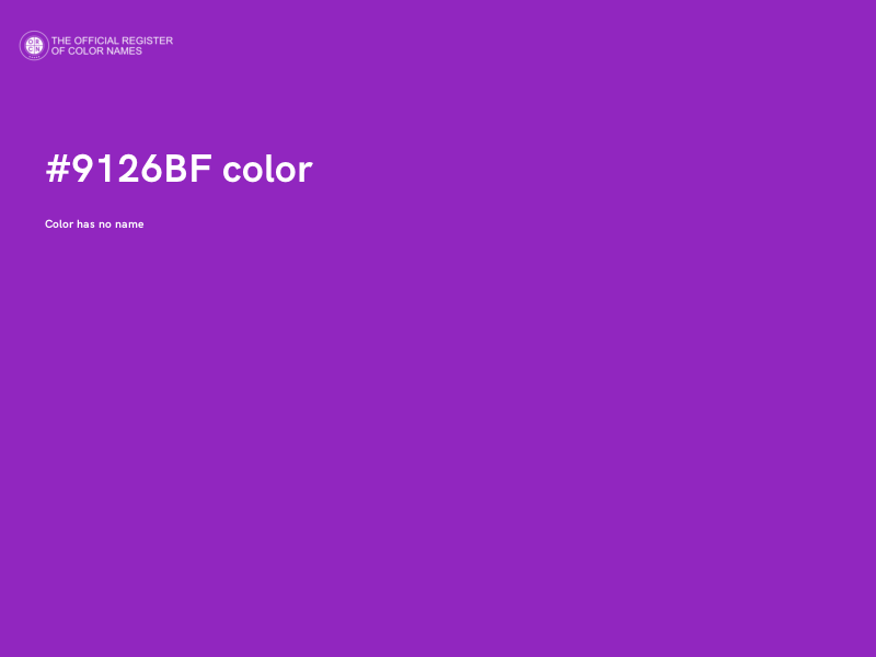#9126BF color image