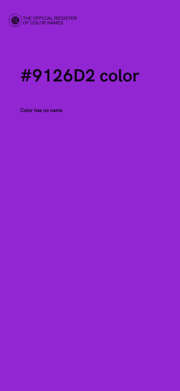 #9126D2 color image